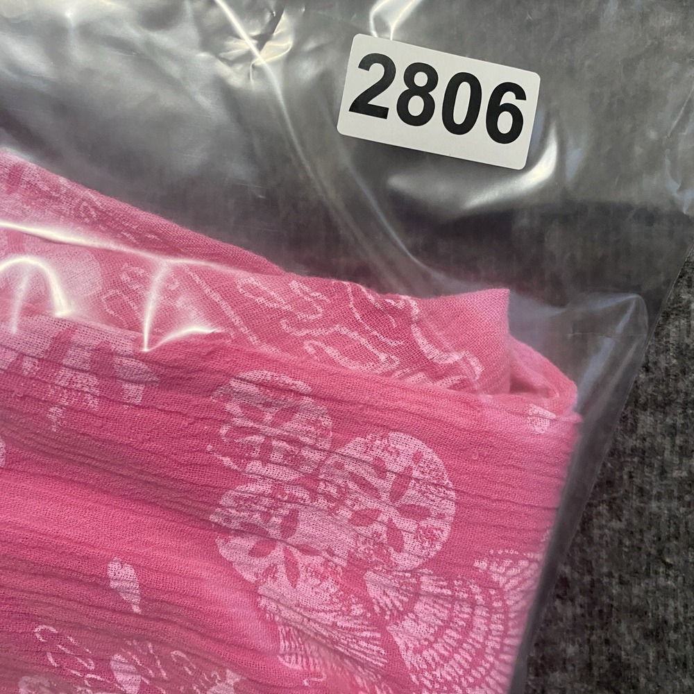 Fresh Produce Top Womens Small Pink Shell Print Cotton Tunic Beach Coastal USA - Picture 8 of 8